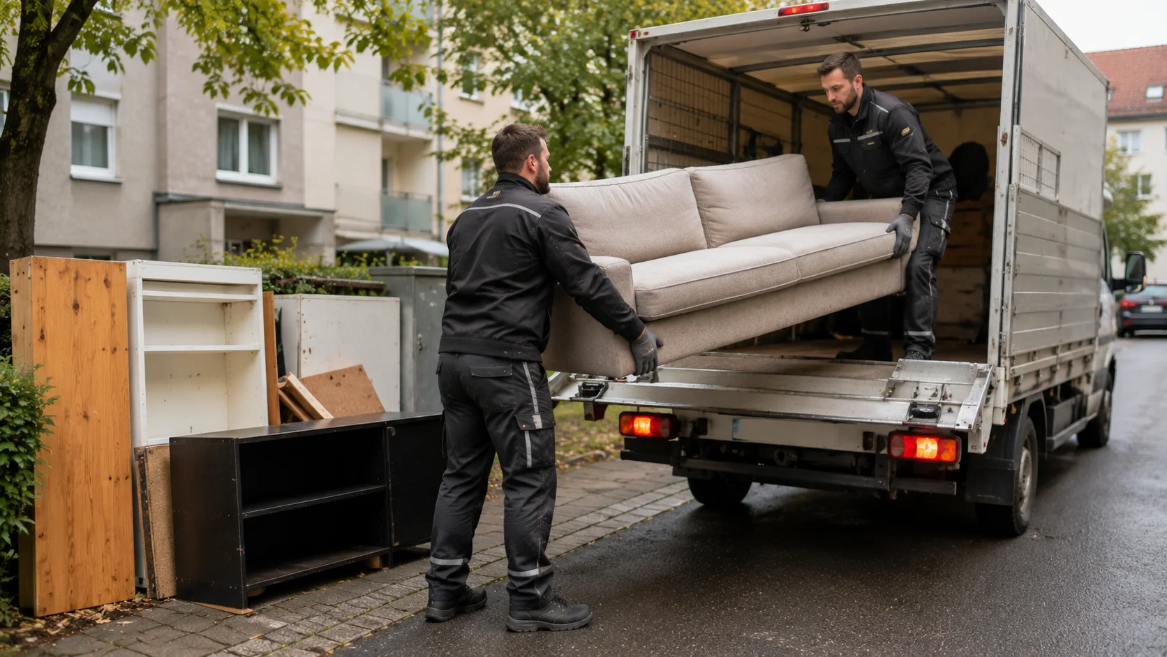 Sperrmülltransport